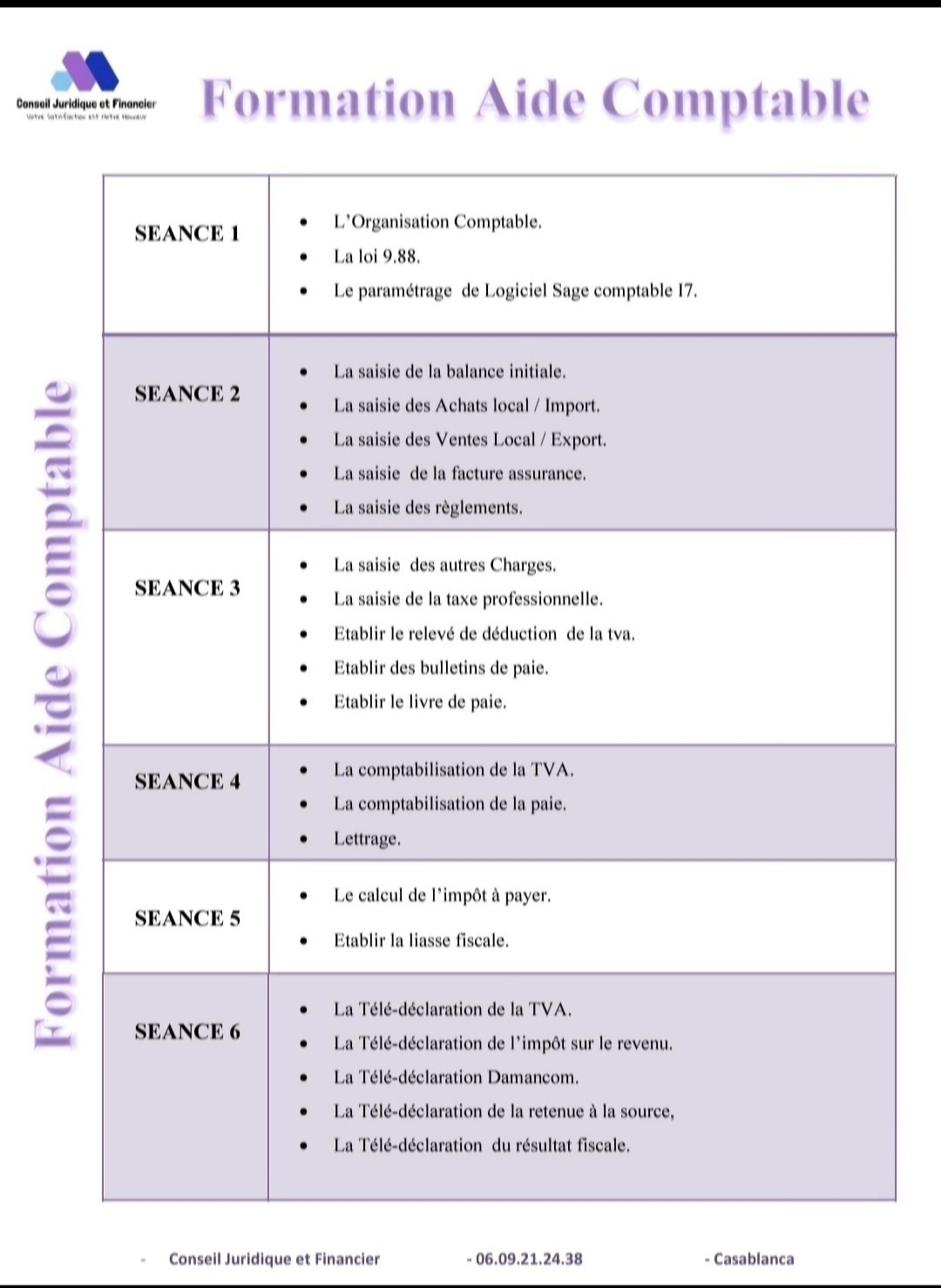 Apprenez avec la Formation Aide Comptable à Distance