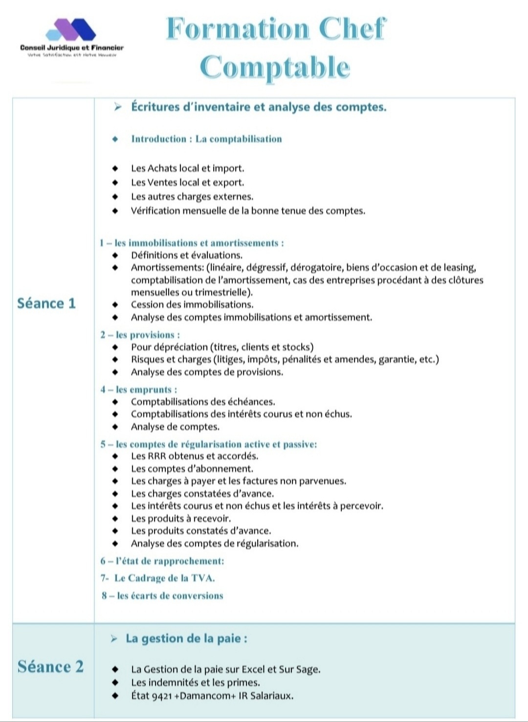 Formation chef comptable à distance : Rejoignez-nous sur Zoom