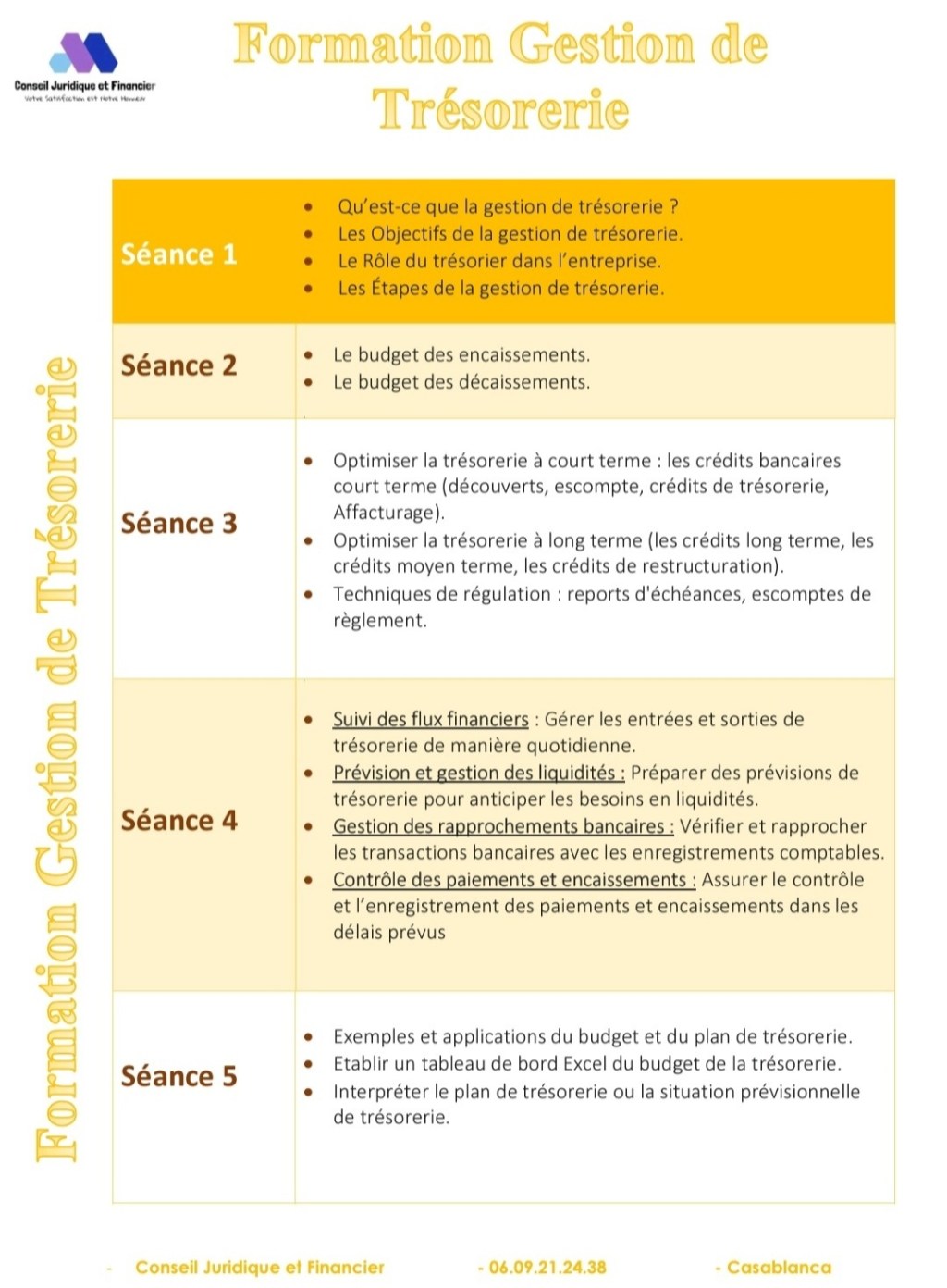 Formation gestionnaire de trésorerie à distance : Inscrivez-vous&nbsp;maintenant